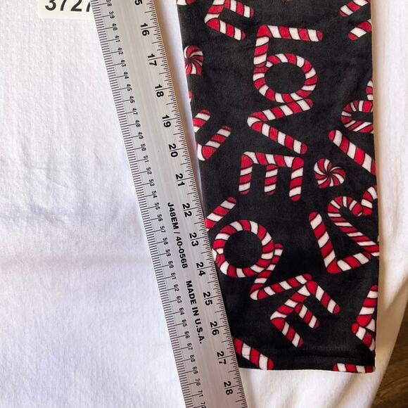 No Boundaries Women Pants size S/M Velvet Love Sugarcane Blue Red Girl’s size XL - Picture 4 of 9